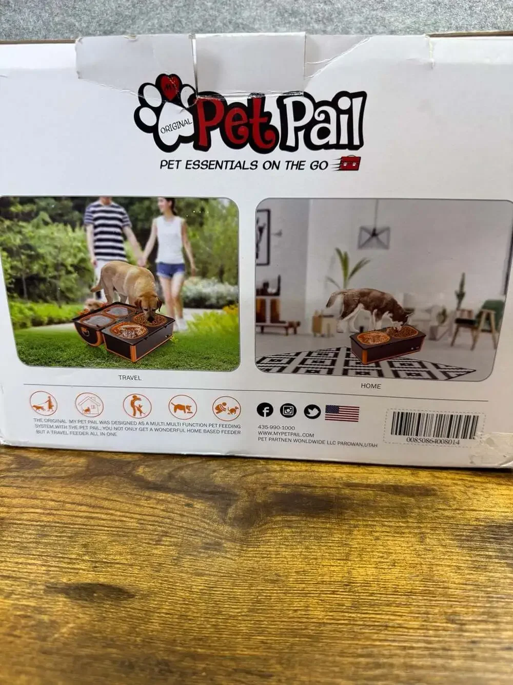 My Pet Pail Original Pet Feeding System Travel and Home Kit